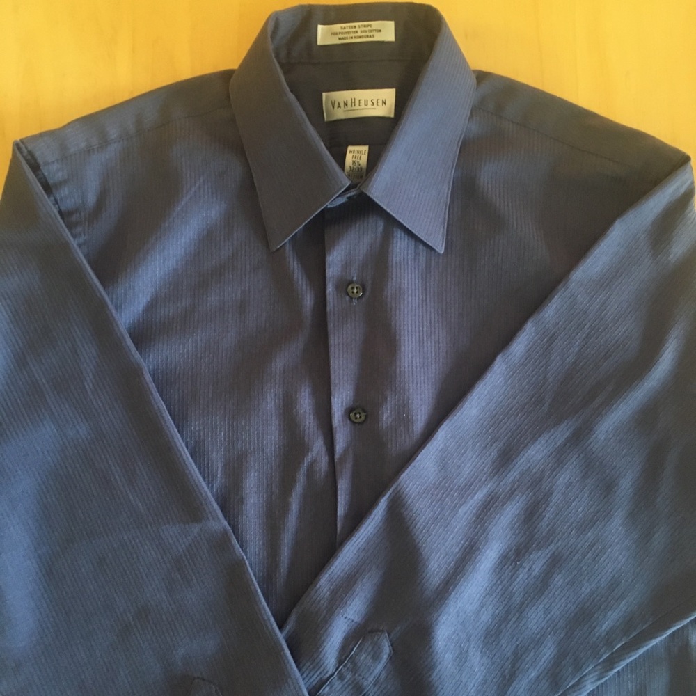 Van Heusen dress shirt, wrinkle free, 15.5, 32/33
